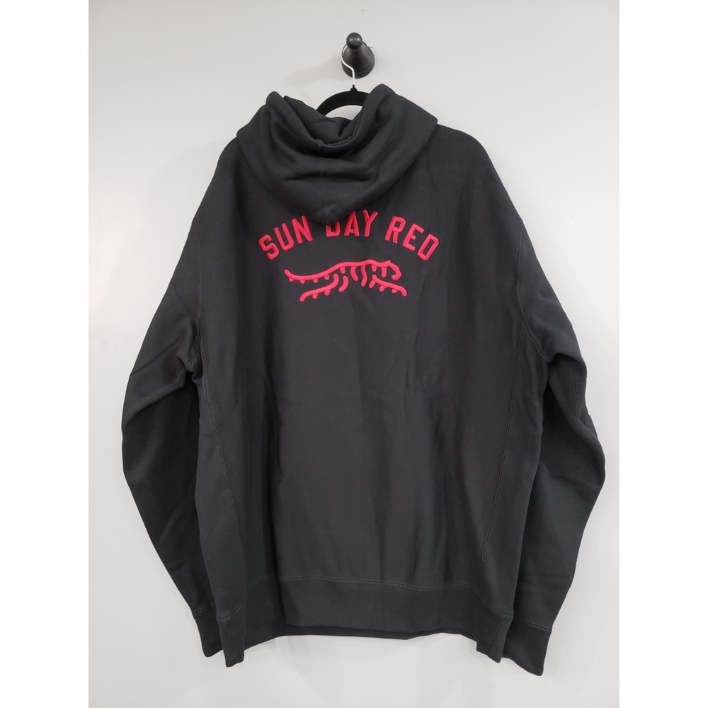 NWOT  - Tiger Woods Sun Day Red Pioneer Hoodie Men's XXL Black 450g Fleece